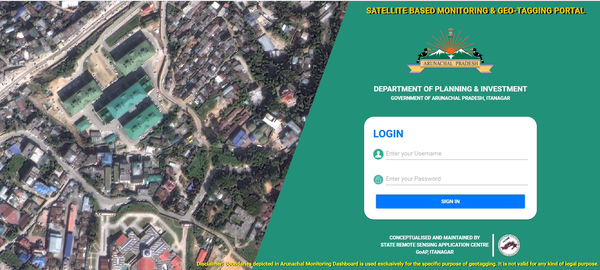 Arunachal Monitoring System